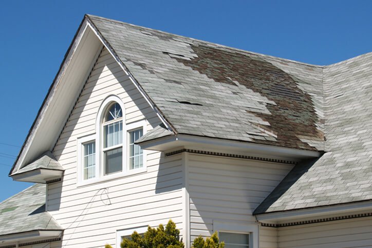 home roof with shingle damage - personal and commercial insurance mamoroneck ny
